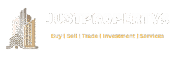 Justpropertys logo – Real estate agency for sale, purchase of land, property trading, providing investment opportunities and related services as required during Property Trading like due diligence services.